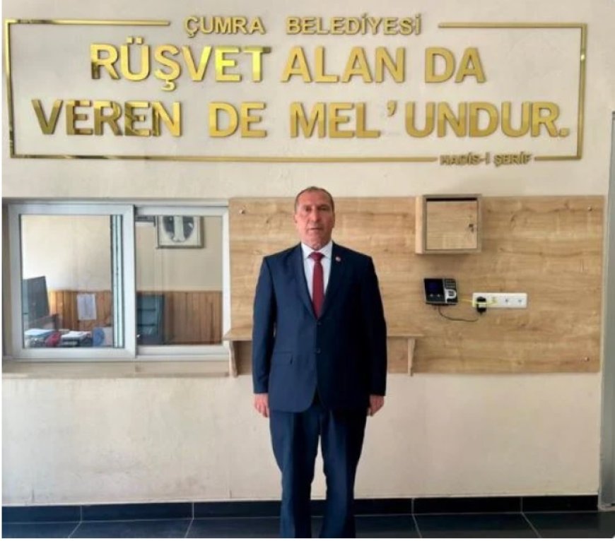 Belediye Girişine Hz. Muhammed’in hadisi asıldı