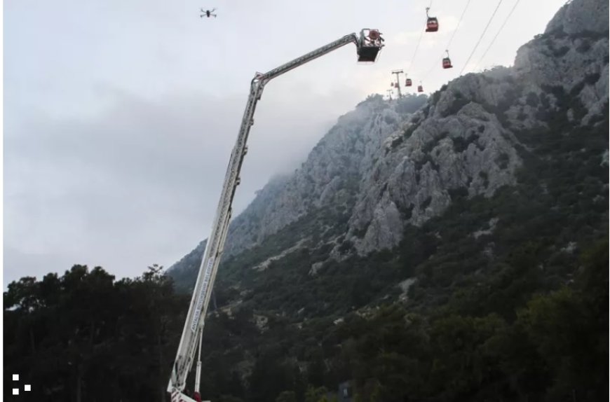 Antalya'da teleferik kazası: Düşen vagonda bir kişi öldü, 184 kişi havada mahsur kaldı