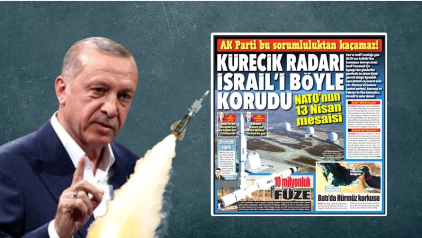 Aydınlık gazetesi Erdoğan’ı kızdıracak: İsrail’i kurtaran Kürecik Radarı