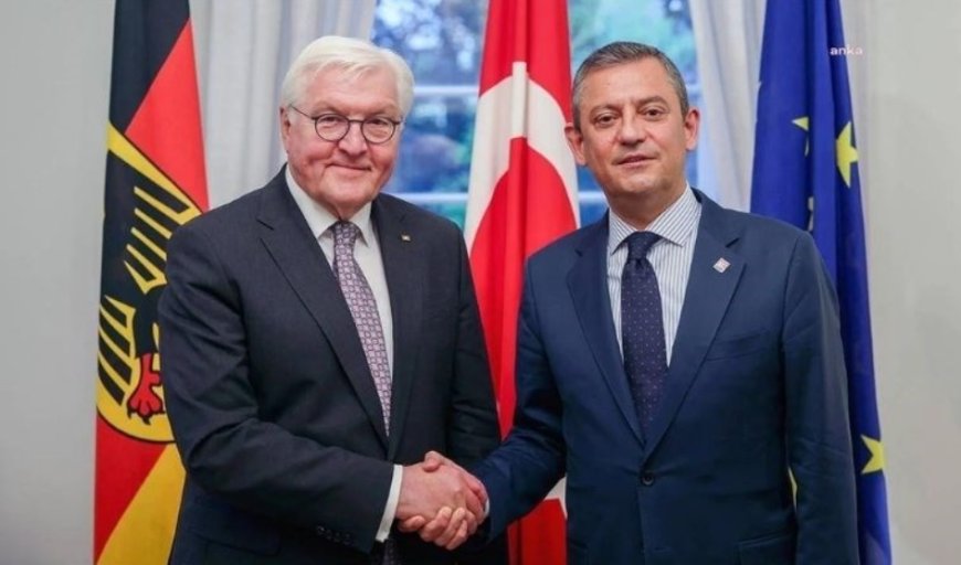 Almanya Cumhurbaşkanı Steinmeier Özgür Özel ile görüştü