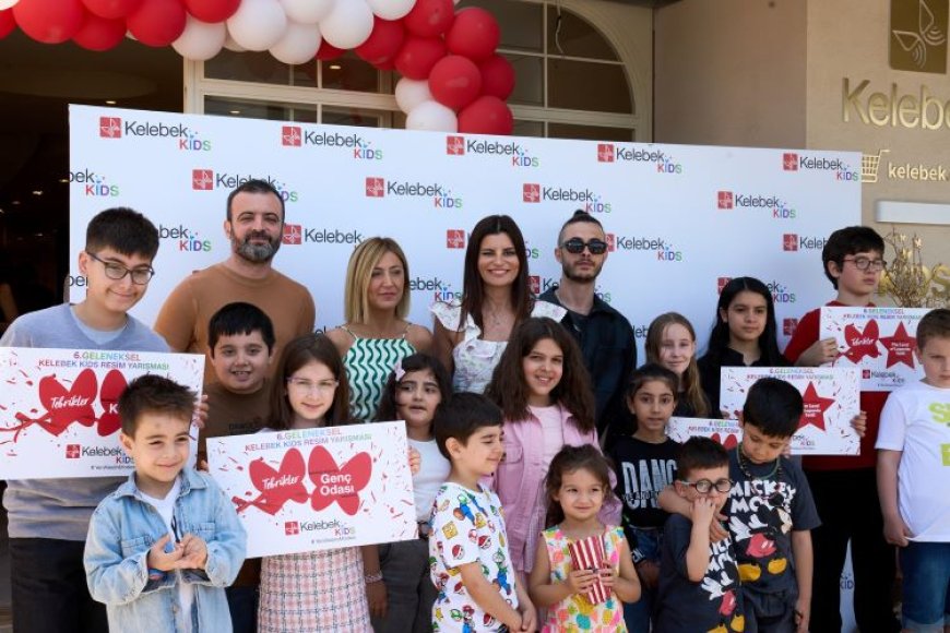 Minik Kelebekler Doğa için Çizdi