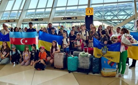 Ukraynalı Çocukların Azerbaycan'da Umut Dolu Tatili
