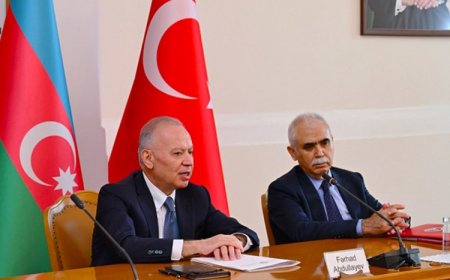 Başkan Kadir Özkaya ve Heyeti Azerbaycan Anayasa Mahkemesini Ziyaret Etti