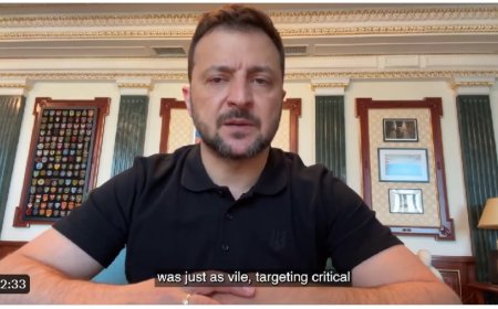 Zelenskyy Calls for Stronger International Support Following Massive Russian Attack on Ukraine