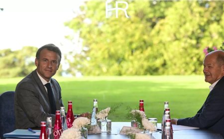 Macron ve Scholz'dan Ortak Açıklama: Ukrayna'ya Destek ve Gazze'de Ateşkes İhtiyacı