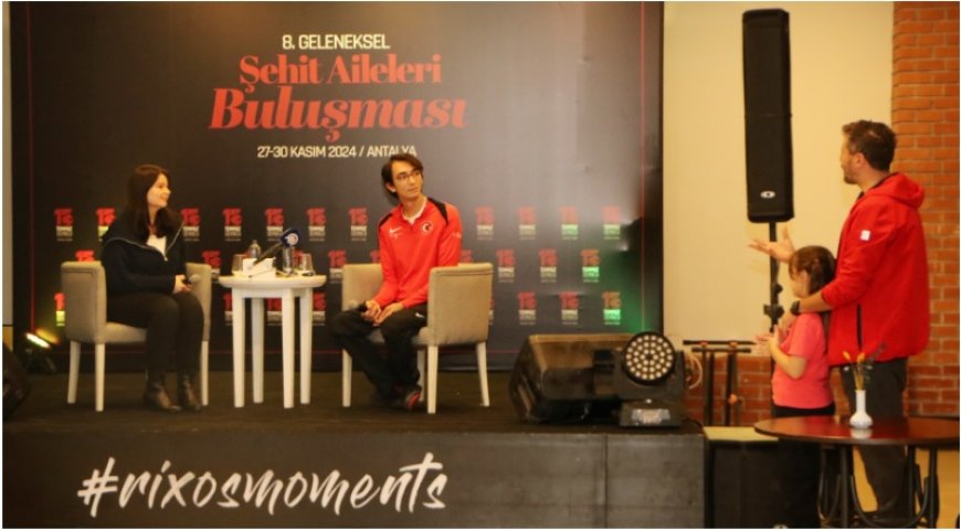 Mete Gazoz Şehit Aileleriyle Buluştu: Türklerin Zaferi Muazzam Bir Duygu