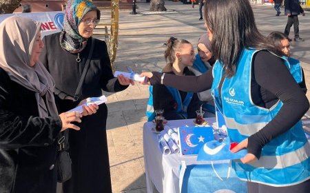 Kağıthane Ülkü Ocaklarından “Doğu Türkistan’da Zulüm Var” Farkındalık Çalışması