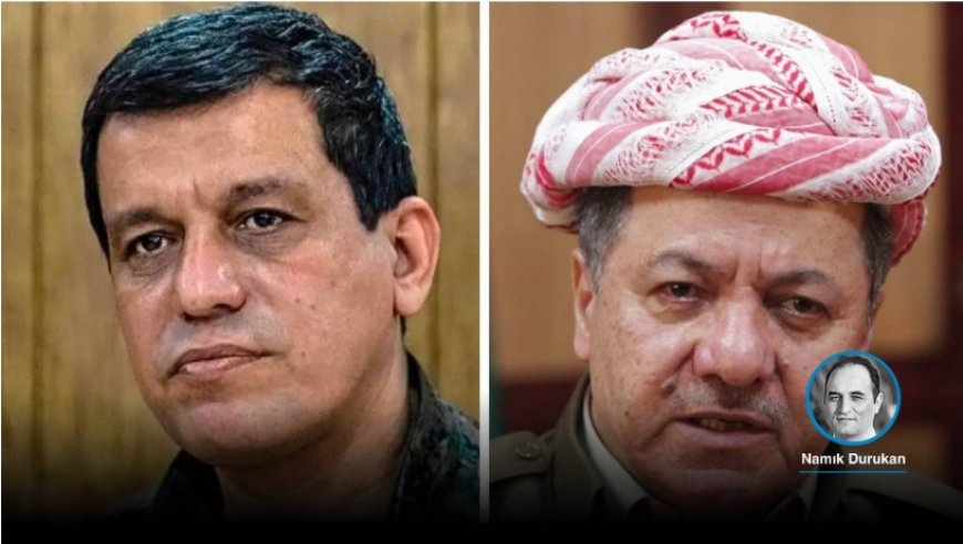 Mesud Barzani ve Mazlum Abdi'nin Görüşmesi: Kürtlerin Birliği ve Suriye’nin Geleceği Tartışıldı