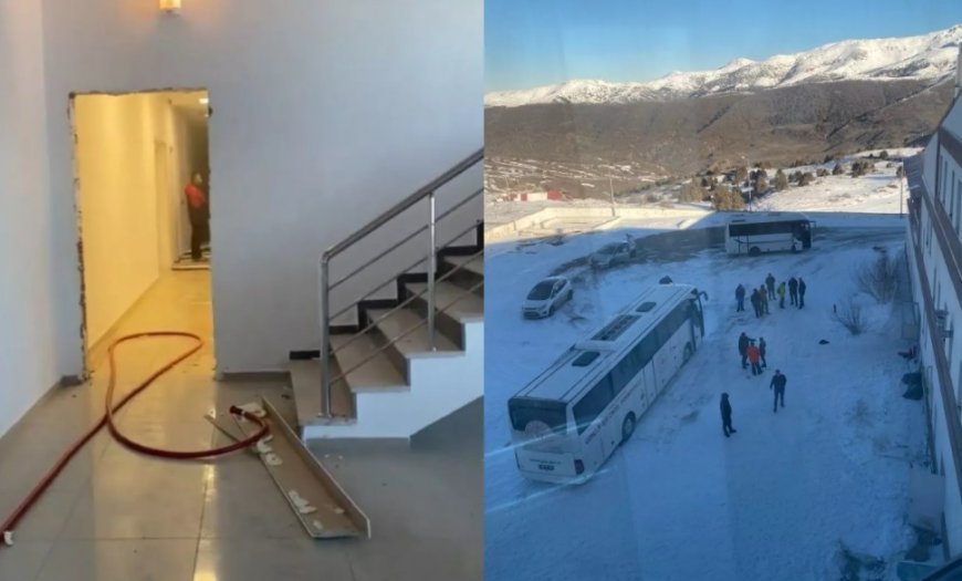 Sivas Yıldızdağı Kayak Merkezi’nde Otelde Patlama: 4 Yaralı