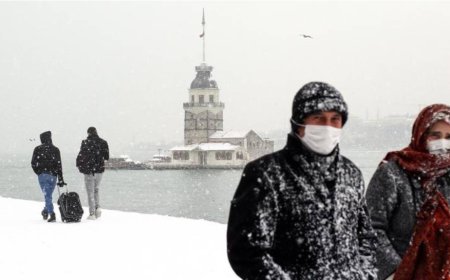 İstanbul Yoğun Kar Yağışına Teslim