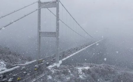 İstanbul’da Kar Yağışı Şiddetini Artırdı, Ulaşımda Aksamalar Yaşanıyor