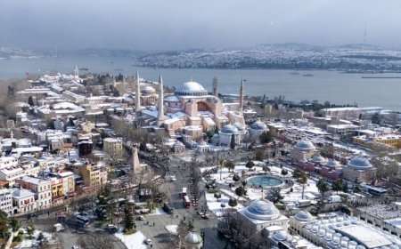 İstanbul’da Kar Manzaraları: Tarihi Şehir Beyaza Büründü