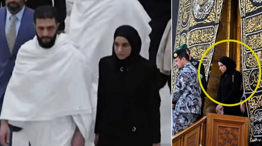 Suriye Cumhurbaşkanı Şara’nın Eşi Umre’de Görüntülendi