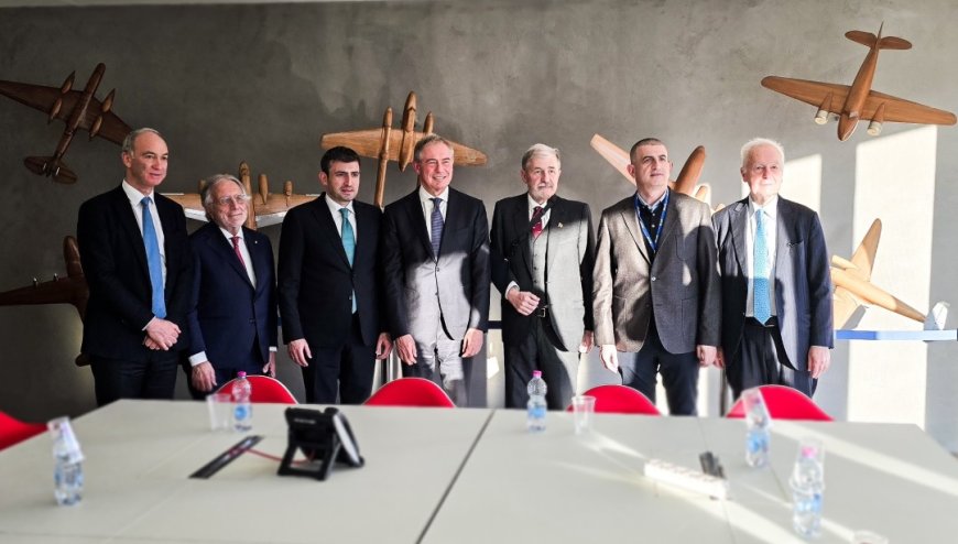 Selçuk Bayraktar ve Adolfo Urso Piaggio Aerospace İş Birliğini Görüştü