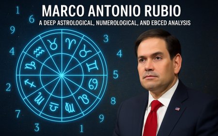 Marco Rubio's Astrological, Numerological, and Ebced Analysis: A Deep Dive into His Leadership Journey