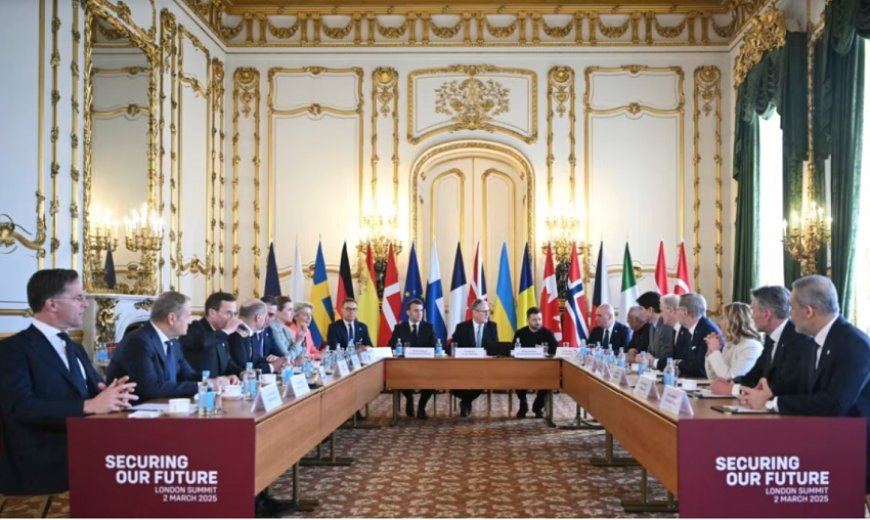 Avrupa Liderleri Ukrayna İçin  Gönüllüler Koalisyonu Kuruyor