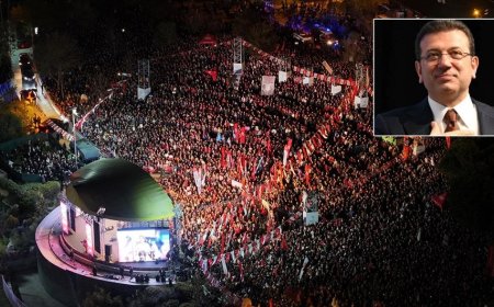 İmamoğlu’nun mektubu Beylikdüzü’ndeki mitingde okundu: Ya adalet ya esaret