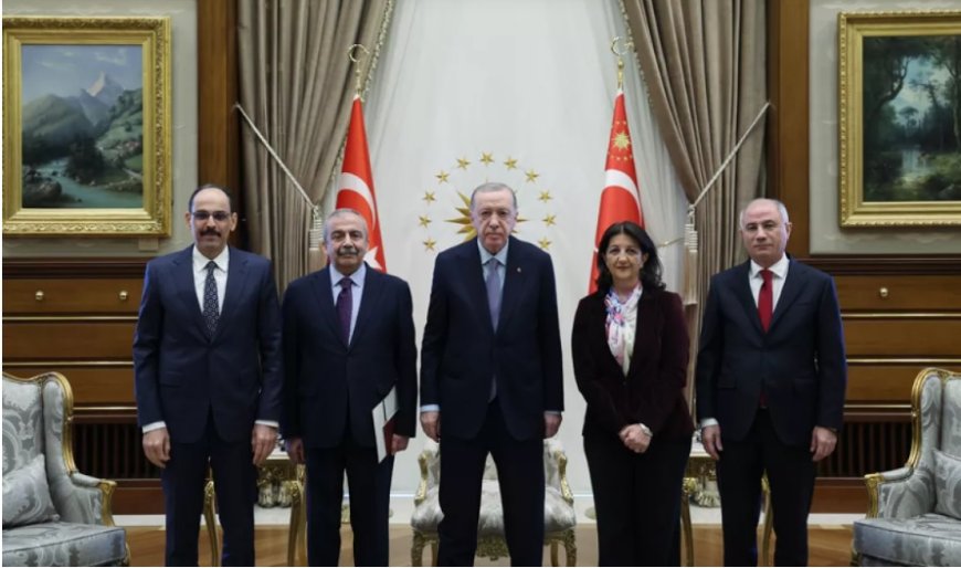 13 yıl sonra barış masası: Erdoğan, DEM Parti İmralı heyeti ile görüştü