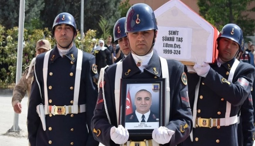 Şehit Uzman Çavuş Şükrü Taş, memleketi Midyat’a uğurlandı