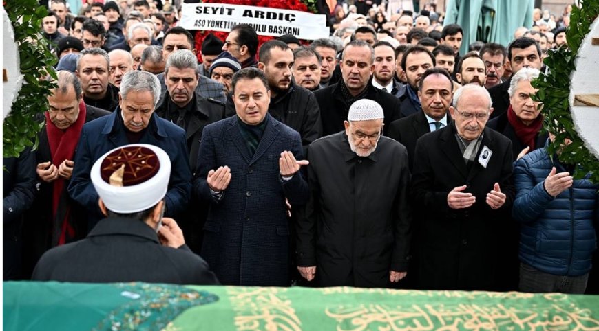 Siyaset dünyası Güner Babacan’ın cenazesinde buluştu