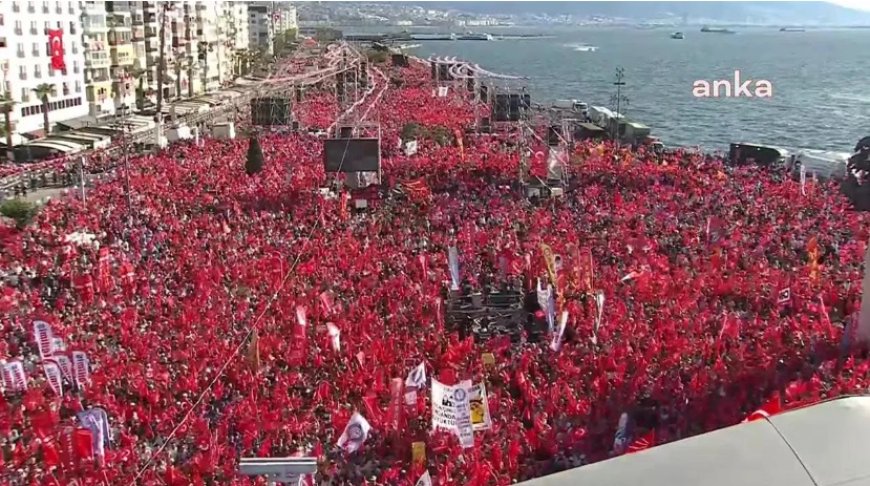 Gündoğdu’da Tarihi Miting: Yüzbinler Özgürlük İçin Meydanda