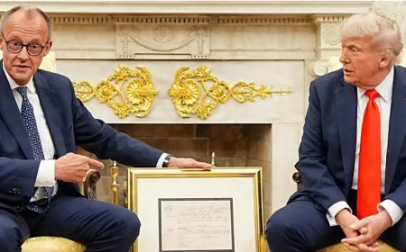 Trump ve Merz ilk kez yüz yüze görüştü:  Almanya ile harika bir ilişkimiz olacak