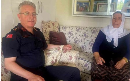 Şehit Annesine Vefa Ziyareti:  Kapımız Her Zaman Açık