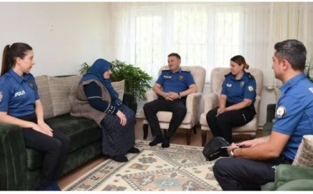 Şehit Annesine Vefa Ziyareti: Emniyet Müdürü Baybaba’dan Anlamlı Destek