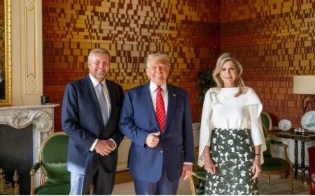 NATO Zirvesi’nde Sosyal Medyayı Sallayan An: Kraliçe Máxima, Trump’ı Taklit Mi Etti?