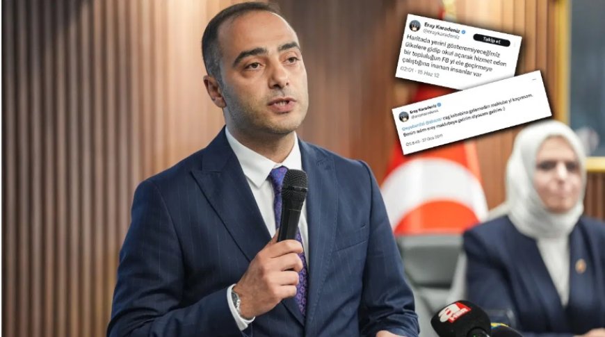 Gaziosmanpaşa'da Başkanvekili Seçilen Eray Karadeniz'in FETÖ Paylaşımları Gündemde