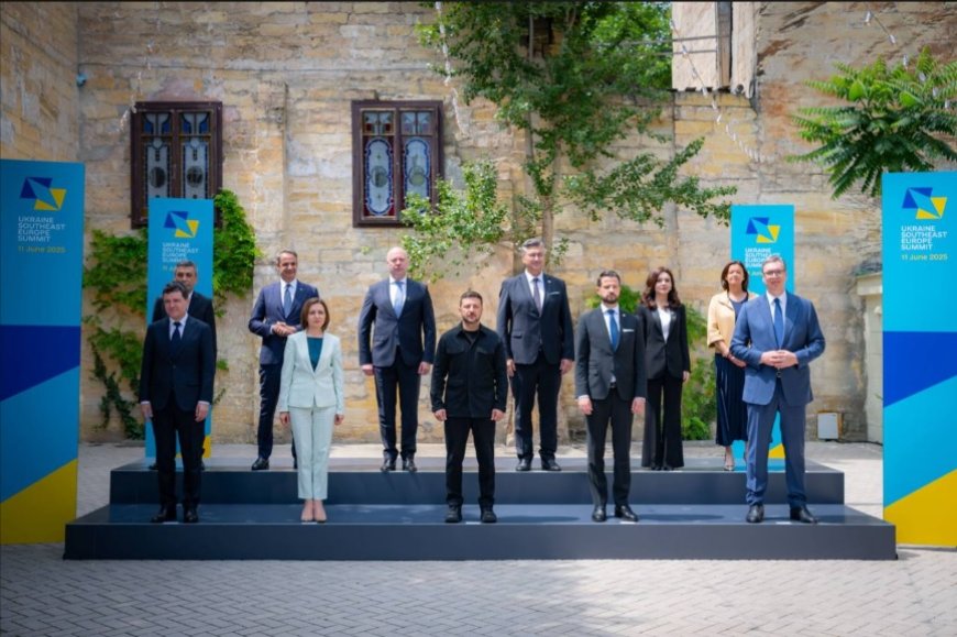 Zelenskiy'den Odessa'daki Zirveye Katılan Liderlere Teşekkür: Ortak Değerleri Savunmaya Devam Edeceğiz