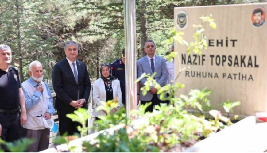 Şehit Polis Topsakal, Şehadetinin Yıl Dönümünde Dualarla Anıldı