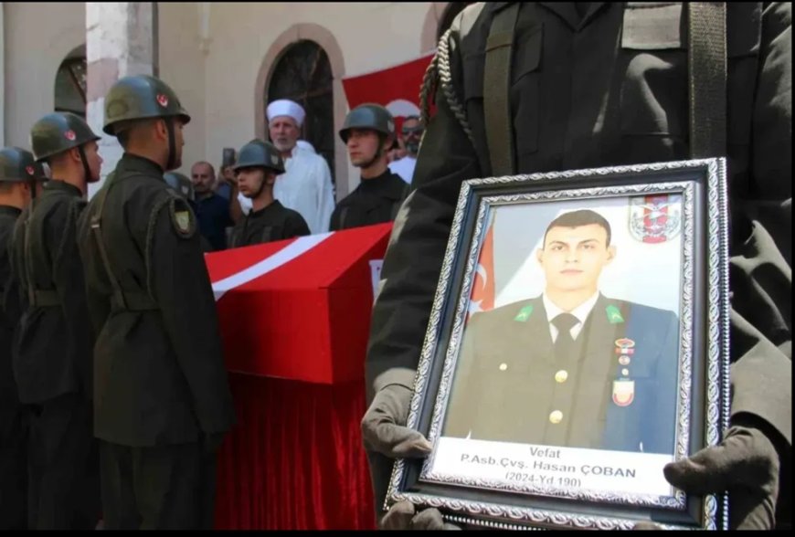 Kalbine Yenik Düşen Kahraman: Astsubay Hasan Çoban İzmir’de Uğurlandı