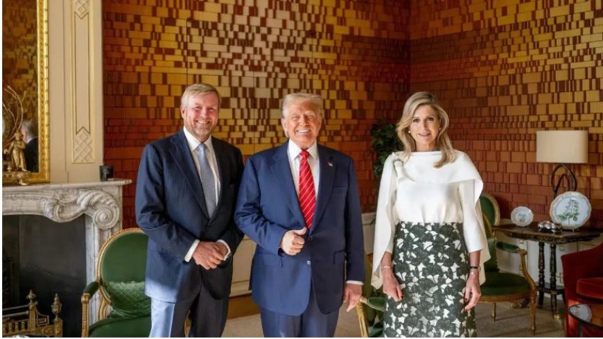 NATO Zirvesi’nde Sosyal Medyayı Sallayan An: Kraliçe Máxima, Trump’ı Taklit Mi Etti?