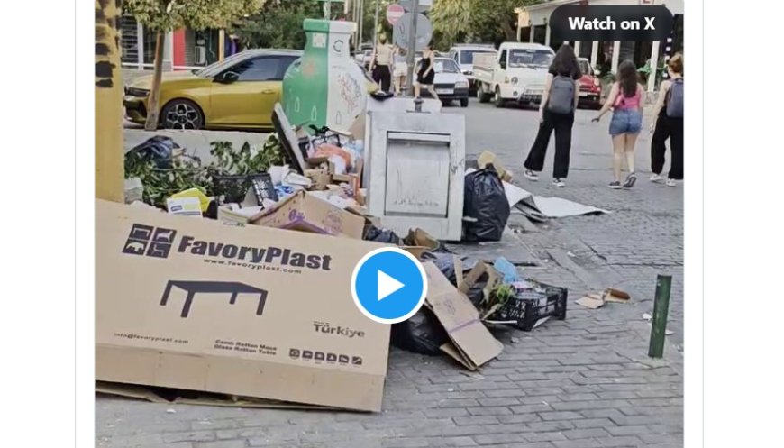 Karşıyaka Belediyesi’nden Çöp Krizi Mesajı: Halkı Suçladı, Tepkiler Büyüyor