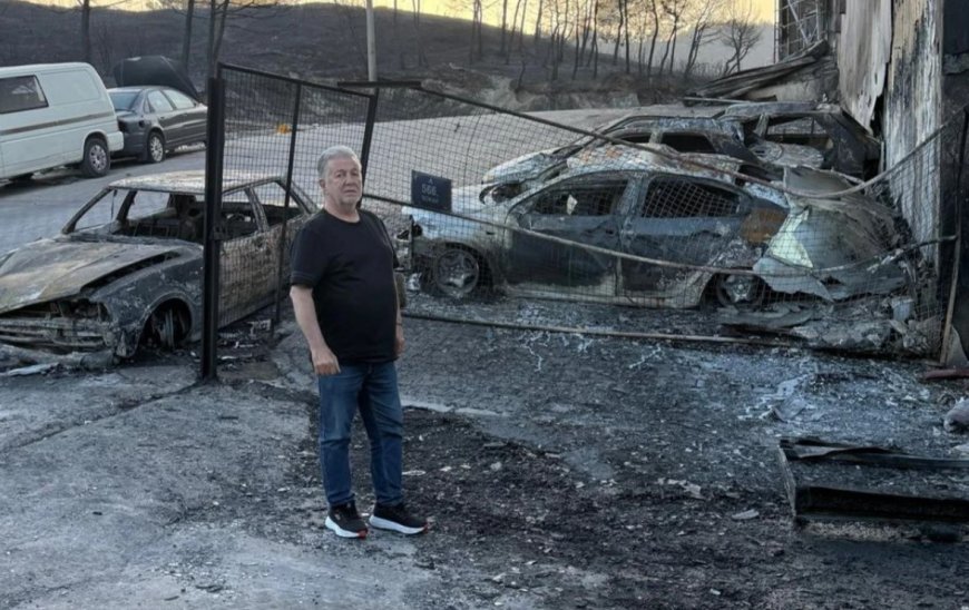 İzmir Yangınında Esnafın Yürek Burkan Kaybı: İESOB Başkanı Ata’dan Destek Sözü