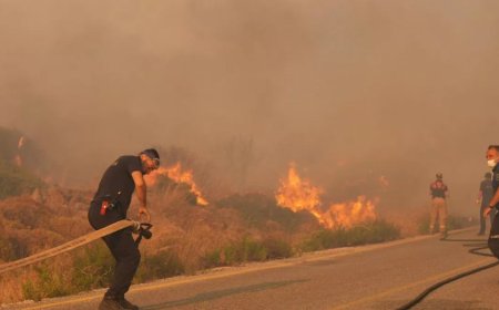Çeşme ve Ödemiş’te Orman Yangınları: Mahalleler Tahliye Edildi, Otoyol Kapatıldı