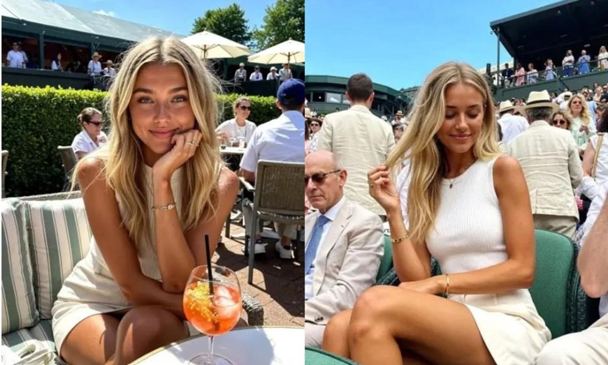 Wimbledon’da Güzelliğiyle Dikkat Çekti: Meğer Yapay Zekaymış