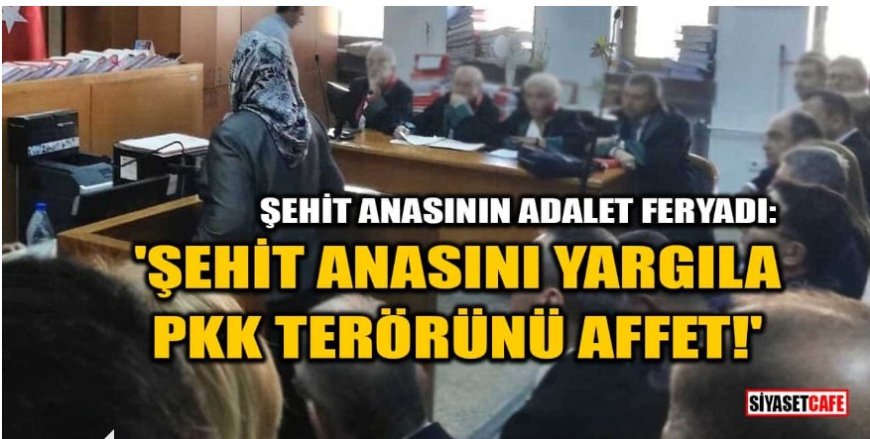Şehit Anasını Yargıla, PKK Terörünü Affet!: Pakize Akbaba’dan Adalet Çığlığı