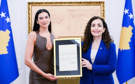 Dua Lipa’ya Kosova Vatandaşlığı Verildi: 'İki Tarafım Artık Birmiş Gibi Hissediyorum'