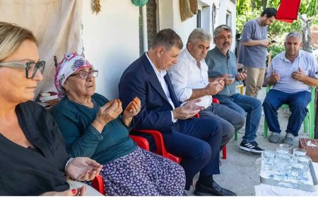Cemil Tugay'dan Şehit Ragıp Şahin’in ailesine taziye ziyareti