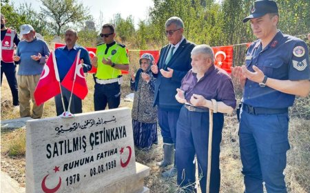 Çerkeş Kaymakamı Bulgurlu, Şehit Satılmış Çetinkaya’nın ailesini ziyaret etti