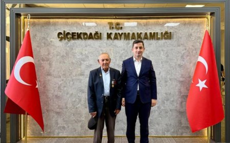 Kaymakam ve gazi bir araya geldi:  Minnet ve vefa, ortak hafızamızın temeli