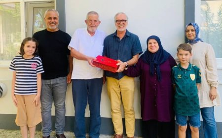 İzmit Belediyesi’nden Kıbrıs Gazisi Mehmet Sağlam’a vefa ziyareti