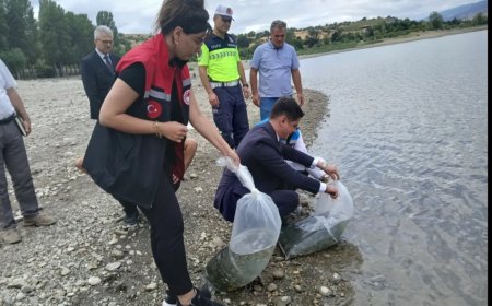 Uluköy Barajı’na 25 bin yavru sazan bırakıldı: Ekosisteme ve yerel ekonomiye destek