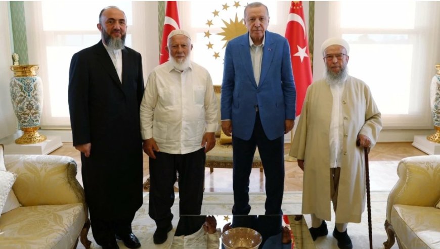 İsmailağa Cemaati Liderlerinden Cumhurbaşkanı Erdoğan’a Ziyaret