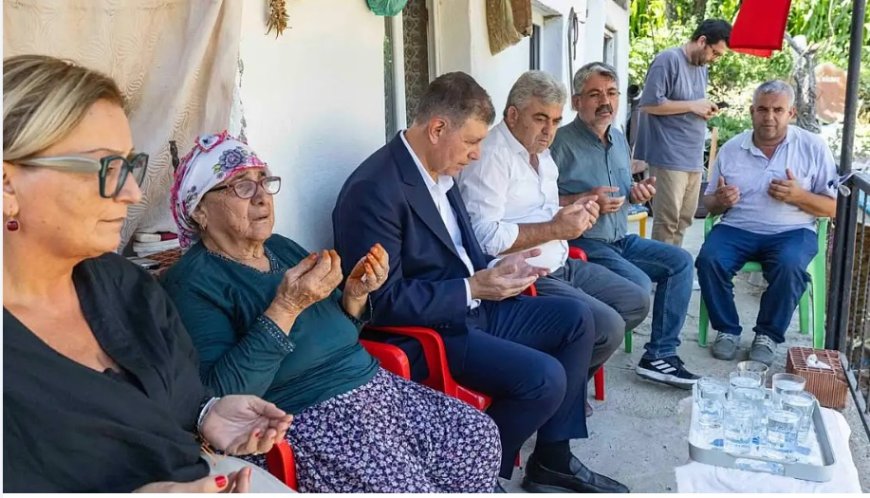 Cemil Tugay'dan Şehit Ragıp Şahin’in ailesine taziye ziyareti