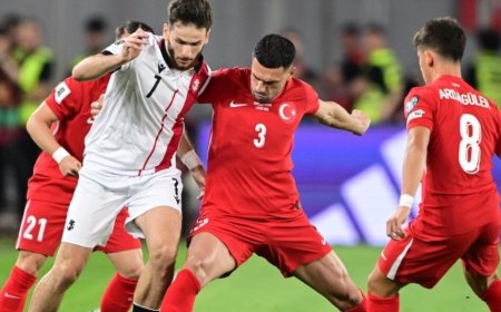 Nefes Kesen Maçta Milliler Gürcistan'ı Devirdi: Elemelere 3 Puanla Başlangıç