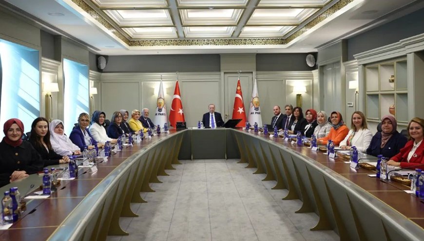 Erdoğan’ın toplantısında dikkat çeken kare: Çerçioğlu ön sırada