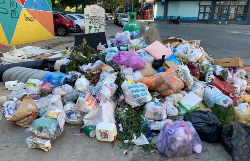 İzmir’in 3 ilçesinde çöp alarmı: Vatandaşlar hastalık korkusuyla ilaç sıkıyor